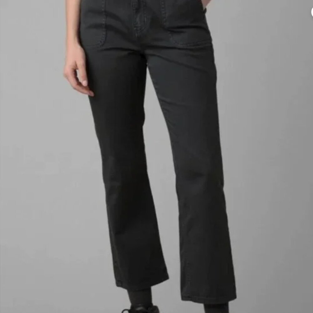 Prana Sancho Slim Pant Sz 4 Charcoal NWT!